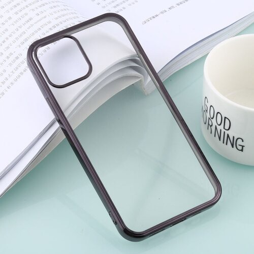  Ovitek za iPhone 12 Pro Max | Črna krom barva, prozoren Cene