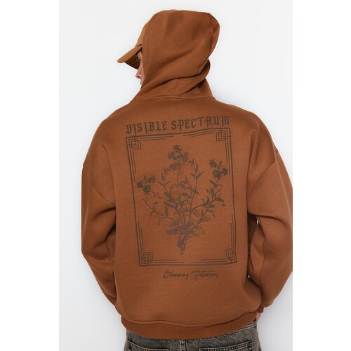 Trendyol Sweatshirt - Brown - Oversize Cijene