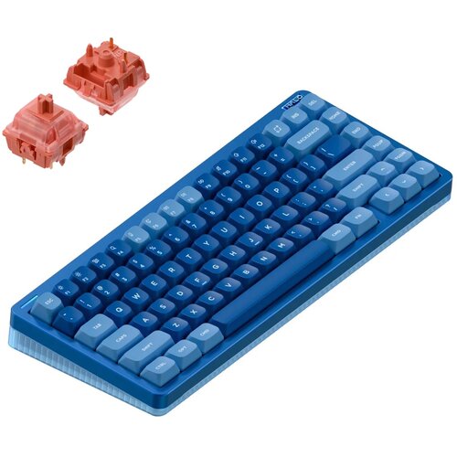 Nuphy Halo75 v2 Brezžična Mehanska Tipkovnica / Blue Lagoon Raspberry Switch, (22126159) Cene
