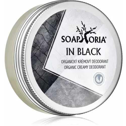Soaphoria In Black organski kremasti dezodorant za moške 50 ml