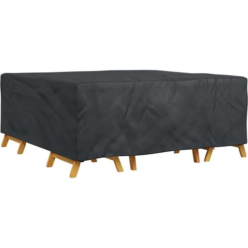 VidaXL Navlaka za vanjski namje&amp;scaron;taj Crna 210 x 200 x 70 cm 420D Slike