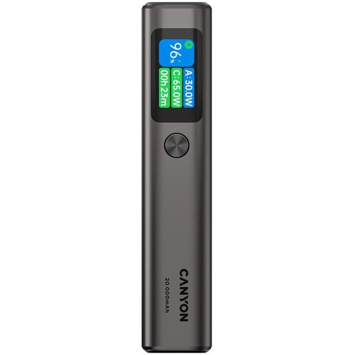 Canyon power bank OnPower 230 TFT 20000 mAh PD130W Dark Grey Cijene