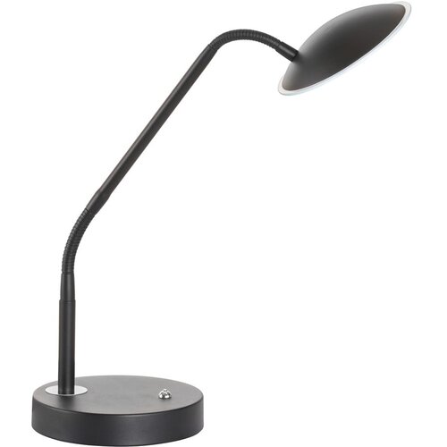 Fischer & Honsel Crna LED stolna lampa s mogućnosti zatamnjivanja sa staklenim sjenilom (visina 60 cm) Tallri – Cijene