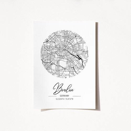 Wallity poster Germany-2080, 42x59,4 cm Cene