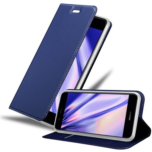 Cadorabo Ohi&scaron;je, združljivo z Huawei NOVA 2 v klasična temno modra - Za&scaron;čitni ovitek z magnetnim zapiranjem, stoječo funkcijo in režo za kartice, (20562232) Cene