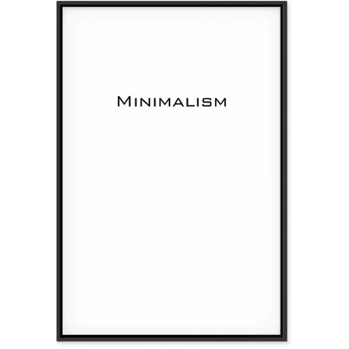  Slika - Minimalism (1 Part) Vertical 60x90 U crnom drvenom okviru Cene