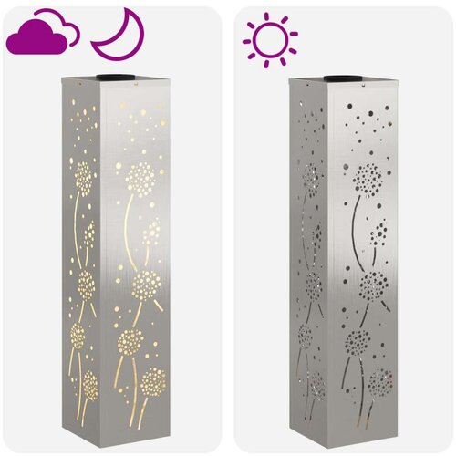  Solarna LED svjetlost za stazu 2 pcs Nehrđajući čelik Slike