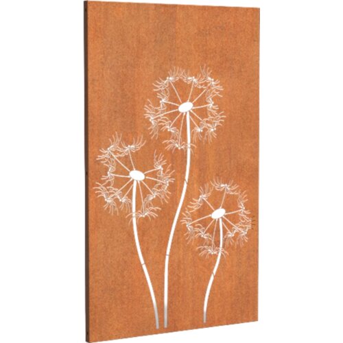 ADEZZ Panel za zasebnost "Dandelion" - Corten jeklo - 1 kos Cene