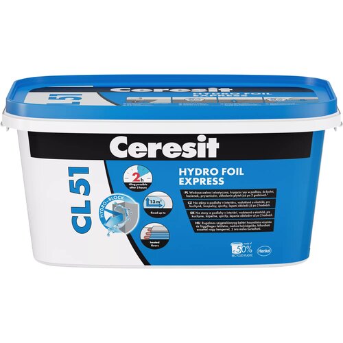Ceresit CL 51 1K fleksibilni hidro premaz za unutra 5KG Slike