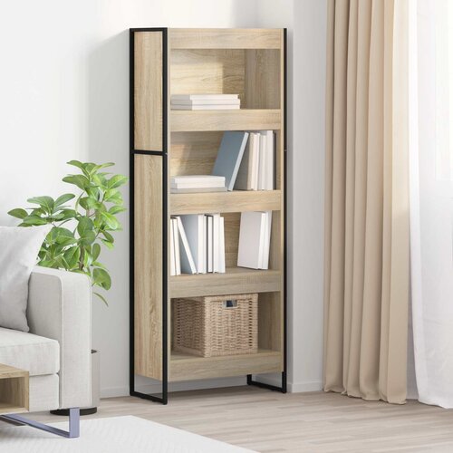 vidaXL Ormarić za knjige Sonoma 80 x 30 x 155 cm Konstruirano drvo Cene