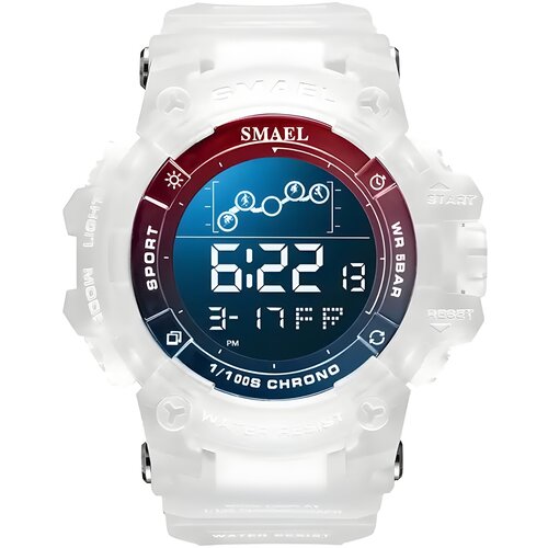 SMAEL Ura DI-29461 - Bela / Rdeča Slike