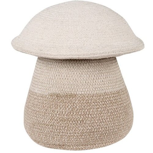Lorena Canals Bež tekstilna otroška škatla za shranjevanje ø 33x38 cm Mama Mushroom – Cene