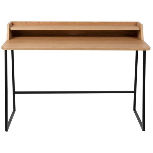 White Label Pisarniška pisalna miza z mizno ploščo v hrastovem dekorju 60x120 cm Giorgio – Cene