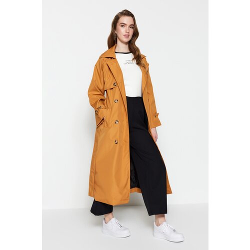 Trendyol Trench Coat - Brown - Basic Slike