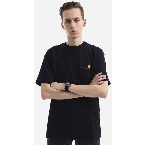 Carhartt WIP S/S American Script T-Shirt I029956 BLACK Cene