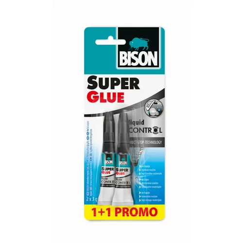 Bison Superljepilo Super Glue (Tuba, Sadržaj: 2 x 3 g)