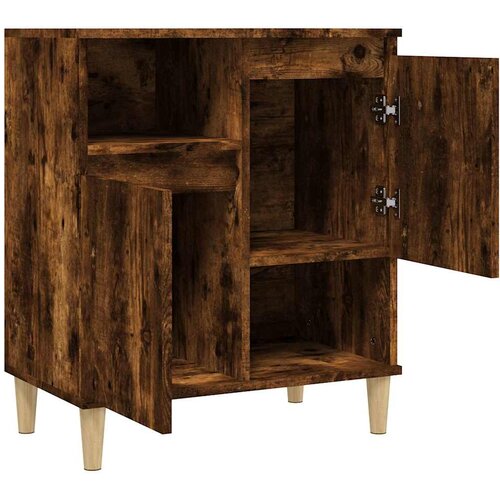  Komoda boja dimljenog hrasta 60 x 35 x 70 cm konstruirano drvo Slike