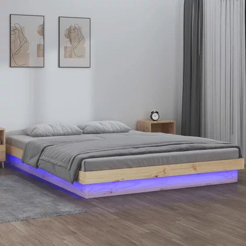  okvir za krevet 160 x 200 cm od masivnog drva