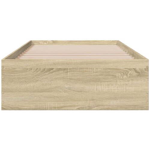 VidaXL Okvir kreveta s ladicama boja hrasta sonome 75x190 cm drveni Slike