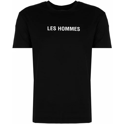 Les Hommes Majice s kratkimi rokavi - Črna