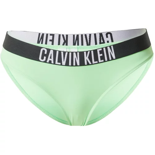 Calvin Klein Swimwear Bikini donji dio menta / crna / bijela
