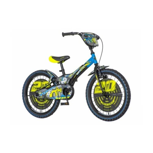 Visitor bicikl turbo 20" žuto plavi Cene