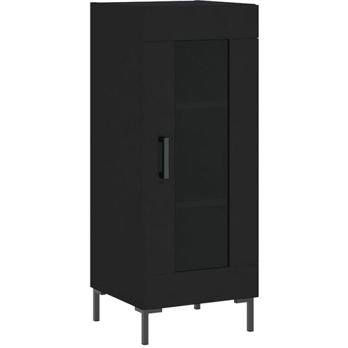 Maison Chic Komoda - Predalnik črna 34,5x34x90 cm inženirski les, (21715965) Slike