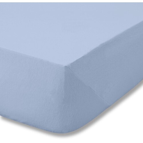 Catherine Lansfield Svetlo modra napenjalna flanelna rjuha 150x200 cm Brushed – Cene