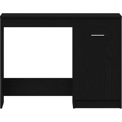  Stol s ladicama Crni hrast 100 x 50 x 76 cm Konstruirano drvo Slike