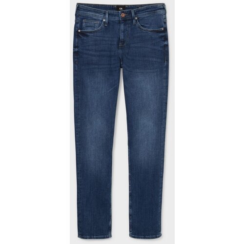 CA muške teksas farmerke, Slim fit, Tamnoplave Slike
