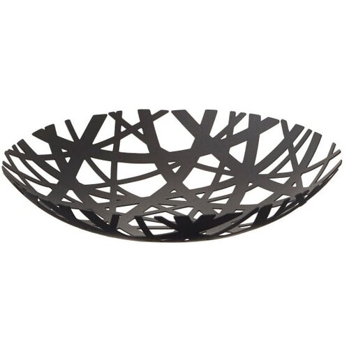 YAMAZAKI Crna zdjela za voće Tower, &amp;oslash; 26 cm Slike