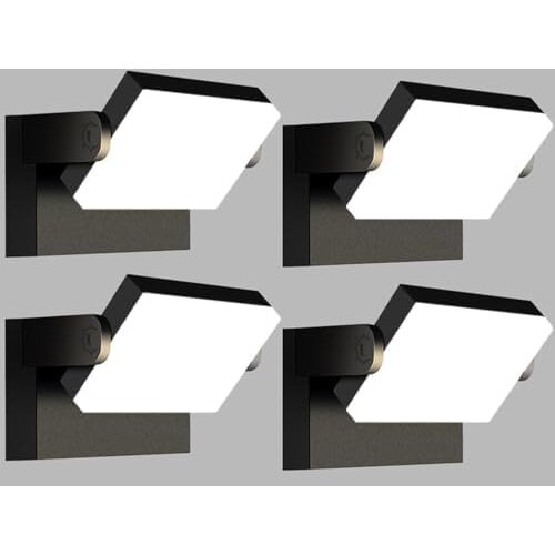KINGWEN 40 W LED Stenske Svetilke s 360&deg; vrtljivim panelom - komplet 4 kosov Cene