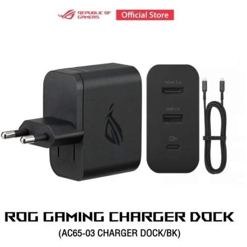 NOT Docking Station ROG Gaming Charger Dock AC65-03 Black Cene
