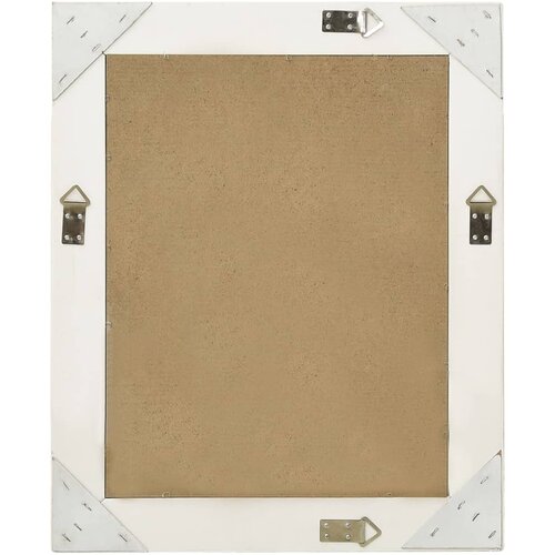  Zidno ogledalo u baroknom stilu 50 x 60 cm bijelo Slike
