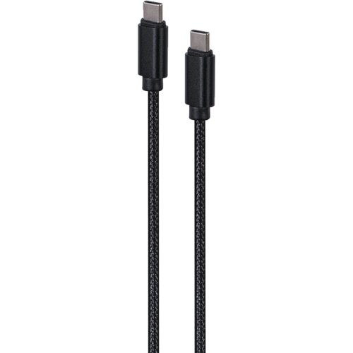  2.0 kabl Type-C to Type-C sa metalnim konektorima CCDB-m2B-CMCM-6, 1,8 m, crne boje Slike