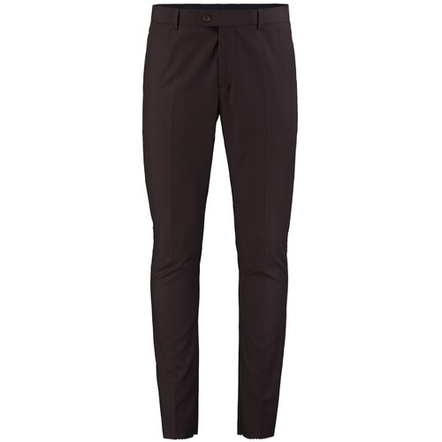 Trendyol Brown Men&amp;#039;s Slim Fit Ironing Track Trousers Slike