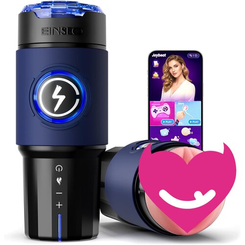 SuperLove Realistic AI Sync Heating &amp;amp; Thrusting Masturbator with App Slike