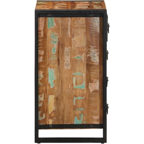 vidaXL Ormarić s ladicama Višebojni 40x40x90 cm puno drvo obrađeno Cene