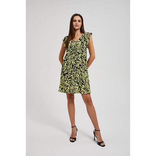 Moodo Women&amp;#039;s patterned dress - black Slike