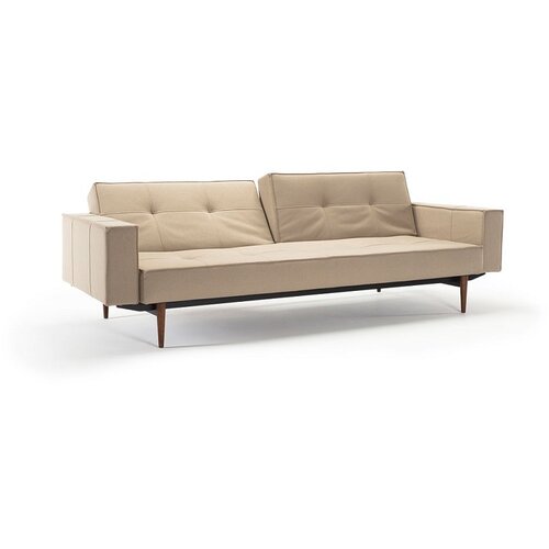 Innovation living Kau� SPLITBACK SOFA BED s rukonaslonima i tamno stileto drvenim nogicama-Off-white Cijene