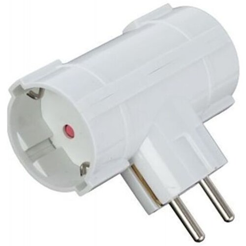 Commel Dvostruki T razdelnik 16A 250V beli Cene
