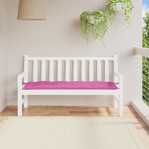  Jastuk za vrtnu klupu ružičasti 150 x 50 x 7 cm tkanina Oxford Cijene