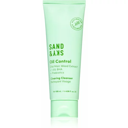 Sand & Sky Oil Control Clearing Cleanser osvježavajući gel za čišćenje za masno i problematično lice 120 ml