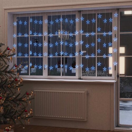  LED vilinska zavjesa sa zvijezdama 500 LED plave 8 funkcija Cijene