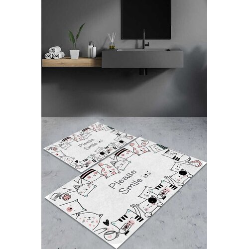 Lessentiel Maison Set tepiha za kupatilo, 2 komada, &amp;Scaron;areni Slike