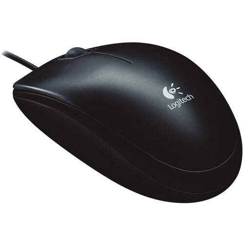 Logitech Mi&amp;scaron; usb 3tipke optički žični b100 logitech crni Slike