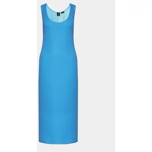 Pinko Vsakodnevna obleka Dune 103540 A1ND Modra Slim Fit