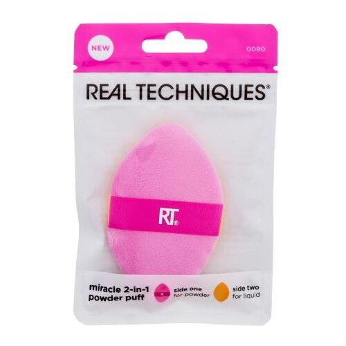 Real Techniques miracle 2-in-1 powder puff sunđer za lice Cene