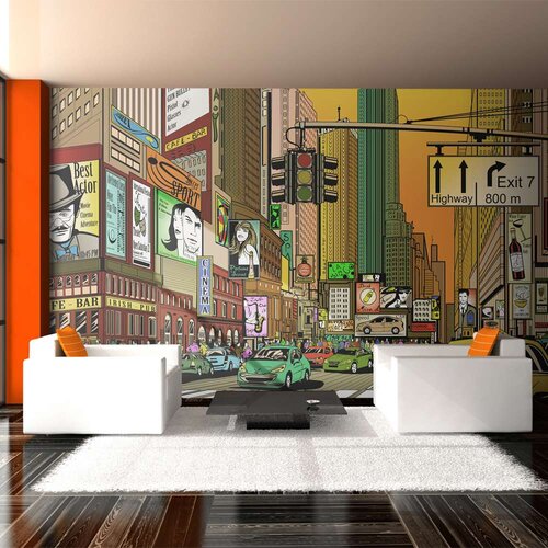  Tapeta XXL - Vibrant city - NY 550x270 Slike