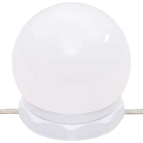  Toaletni stolić s LED svjetlima siva boja betona 60x40x140 cm Slike